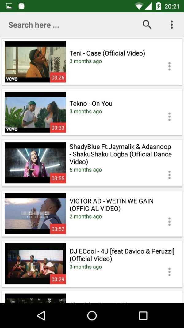 Nigerian Music Videos ?? screenshot 1