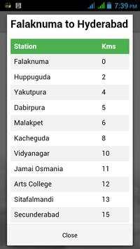 Hyderabad MMTS screenshot 5
