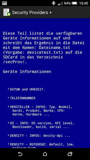 Security Provider plus - Dein Gerät intern screenshot 15