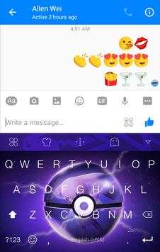Keyboard for Pokemon Theme screenshot 1