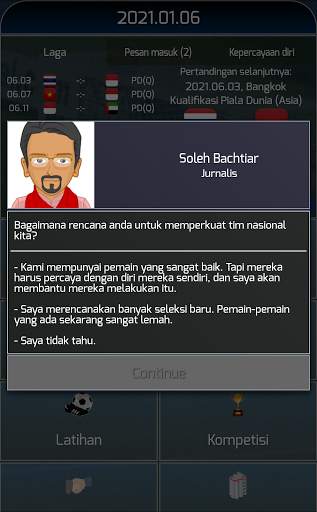 True Football National Manager screenshot 2
