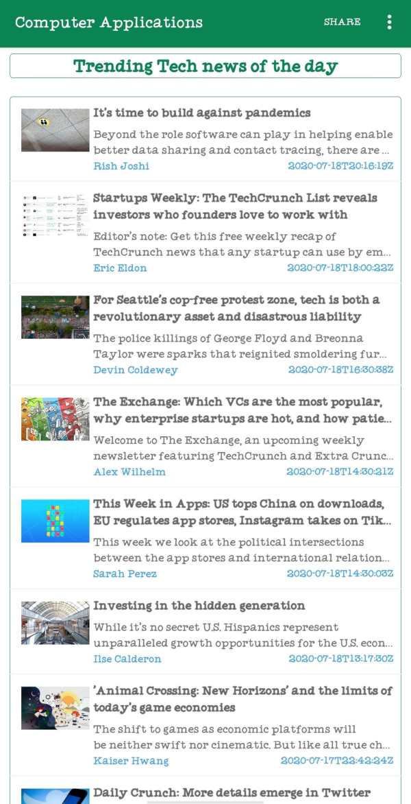 Computer Applications (Study Material + News Feed) screenshot 2