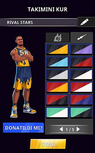 Basketbol - Rakip Yıldızlar screenshot 11