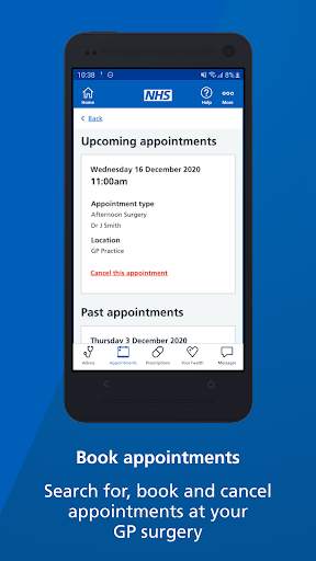 NHS App screenshot 3