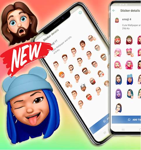 Emoji Stickers 3D 2021 For WhatsApp screenshot 1