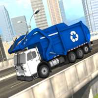 New Garbage Dump Truck Driving: Trash Truck Games logo