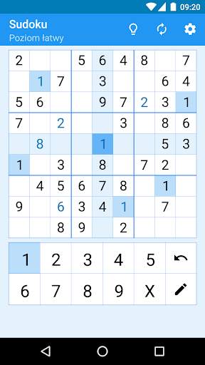 Sudoku screenshot 1