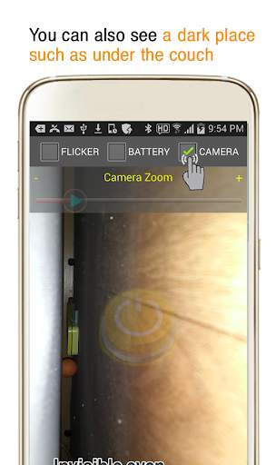 Flashlight - Flicker Camera screenshot 4