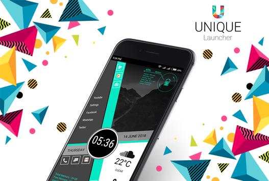 Unique Launcher 2019 screenshot 1