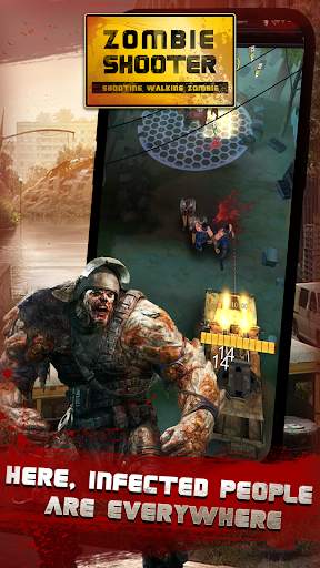 zombie shooter: shooting walking zombie screenshot 1