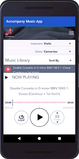 Accompany Music screenshot 1