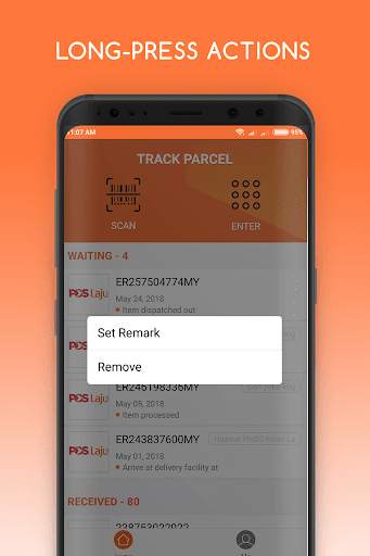 Track Poslaju J&T Skynet Cityl screenshot 5