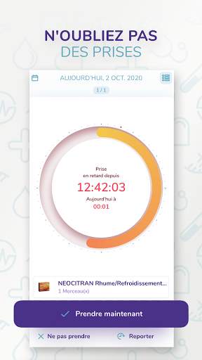 Rappel de médicament et de pilule avec alarme screenshot 4