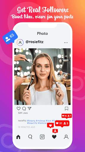 Get Real Followers and Likes:  screenshot 4