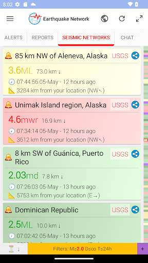 Earthquake Network скриншот 3