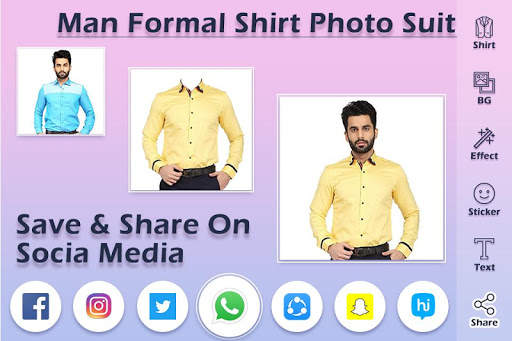 Man Formal Shirt Photo Editor - Men Formal Shirts screenshot 6
