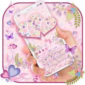 Beautiful Flowers Heart Keyboard 10001001