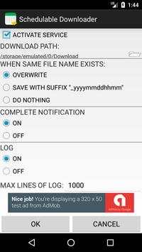 Schedulable Downloader screenshot 4