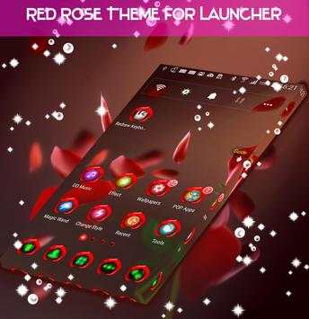 Red Rose Theme for Launcher screenshot 3
