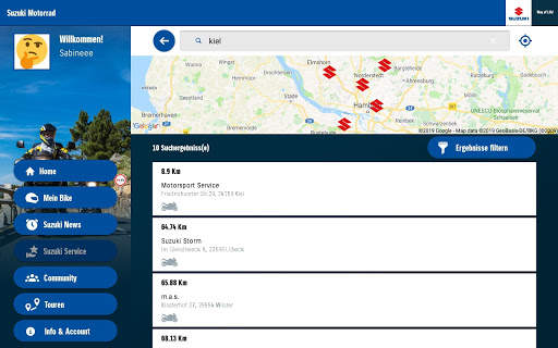 Suzuki Motorrad App screenshot 8