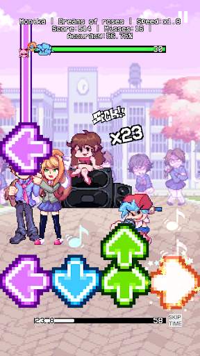 Doki Doki FNF music mod screenshot 2