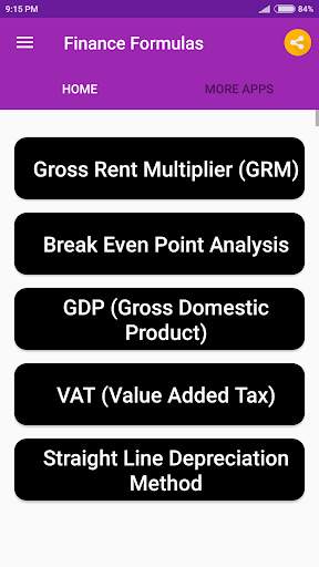 Finance Formulas screenshot 2