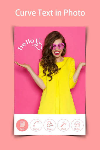 Curve Text On Photo : Stylish NameArt screenshot 1