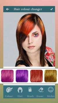 Changer Hair Color 1 تصوير الشاشة