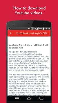 Guide for Youtube GO screenshot 3