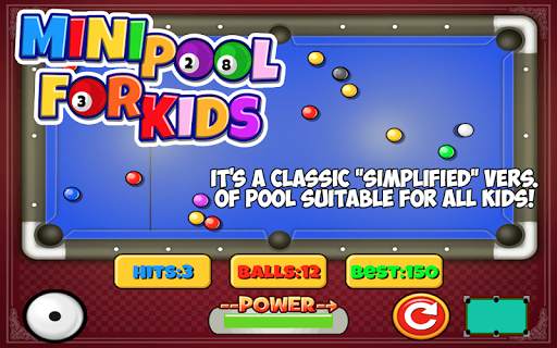 Mini Pool for Kids स्क्रीनशॉट 1