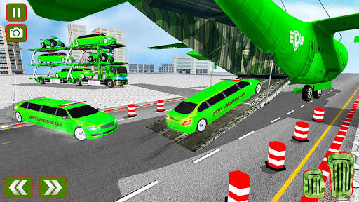 US Limo Army Car Transporter Game: Car Transport screenshot 10