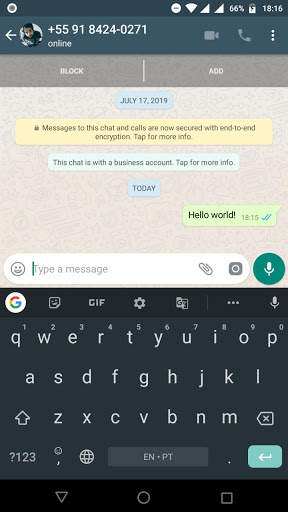 WhatsTap - Chat no WhatsApp sem salvar contato screenshot 3
