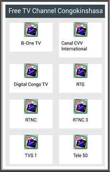 Free TV Channel Congokinshasa screenshot 1