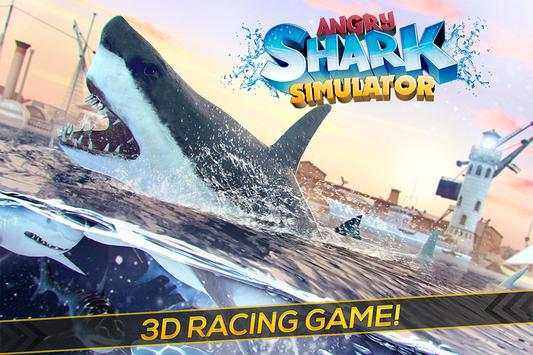 Angry Shark Simulator 2017 screenshot 1