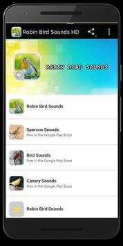 Robin Bird Sounds HD screenshot 2