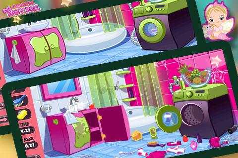 Princess baby Doll House Cleaning screenshot 2
