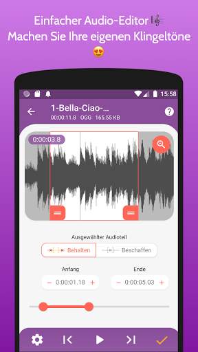 MP3 schneiden & Klingeltöne erstellen screenshot 1