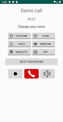 FunnyCaller - make prank calls with funny voices screenshot 2