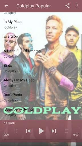 Coldplay (All Song) - The Scientist,  Paradise 8 تصوير الشاشة