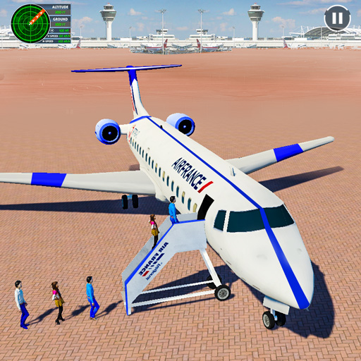 طائرة تحلق طيار ألعاب 3D أيقونة