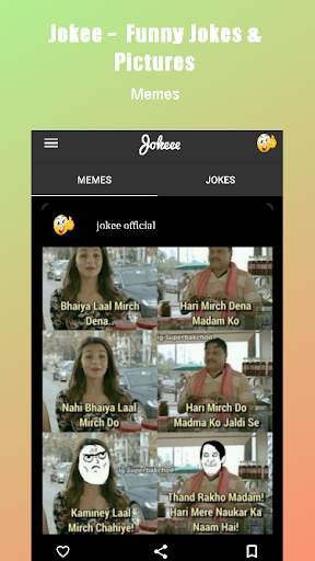 Jokee -  Funny Jokes & Pictures App screenshot 2