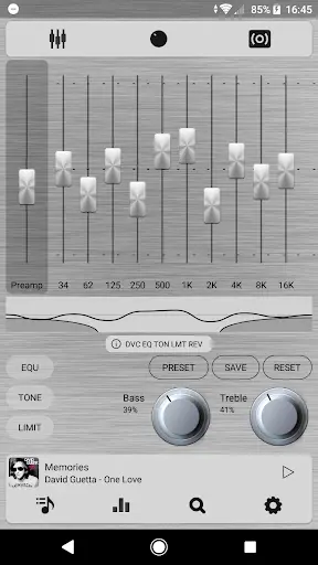 Poweramp v3 skin simple light screenshot 3