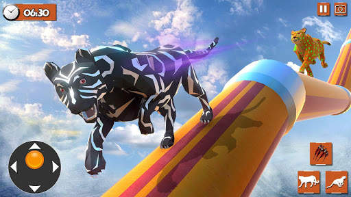 Cougar Sim 3D: Mega Ramp Parkour Run screenshot 1