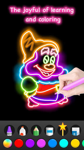 Learn To Draw Glow Cartoon screenshot 7