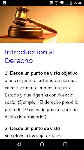 Curso de Derecho स्क्रीनशॉट 2