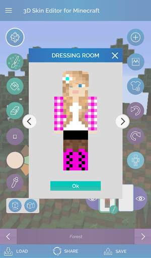 QB9's 3D Skin Editor for Minecraft screenshot 11