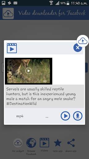 Video downloader For Facebook screenshot 3