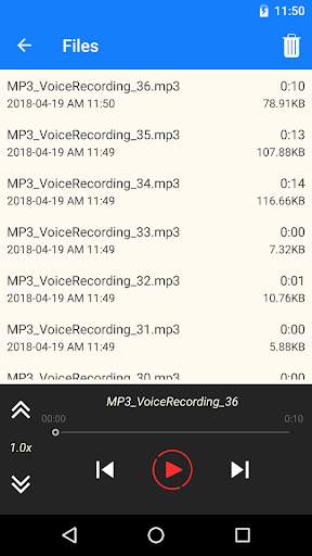 MP3 Voice Recorder скриншот 4