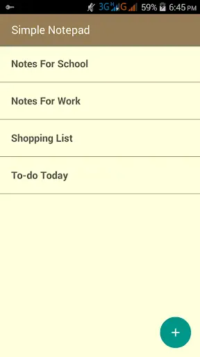 Simple Notepad screenshot 1
