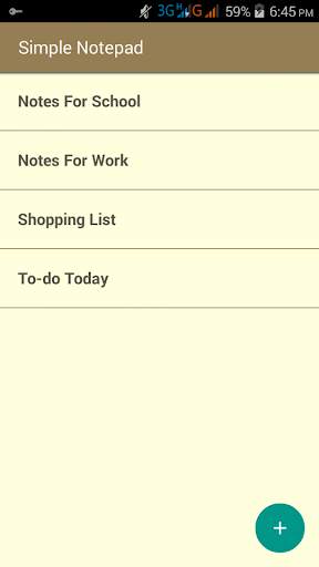 Simple Notepad screenshot 1